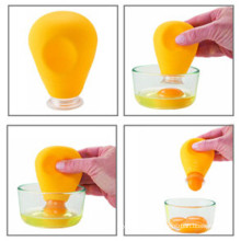 Promoção padrão de alimentos Silicone Borracha Egg Yolk Separator